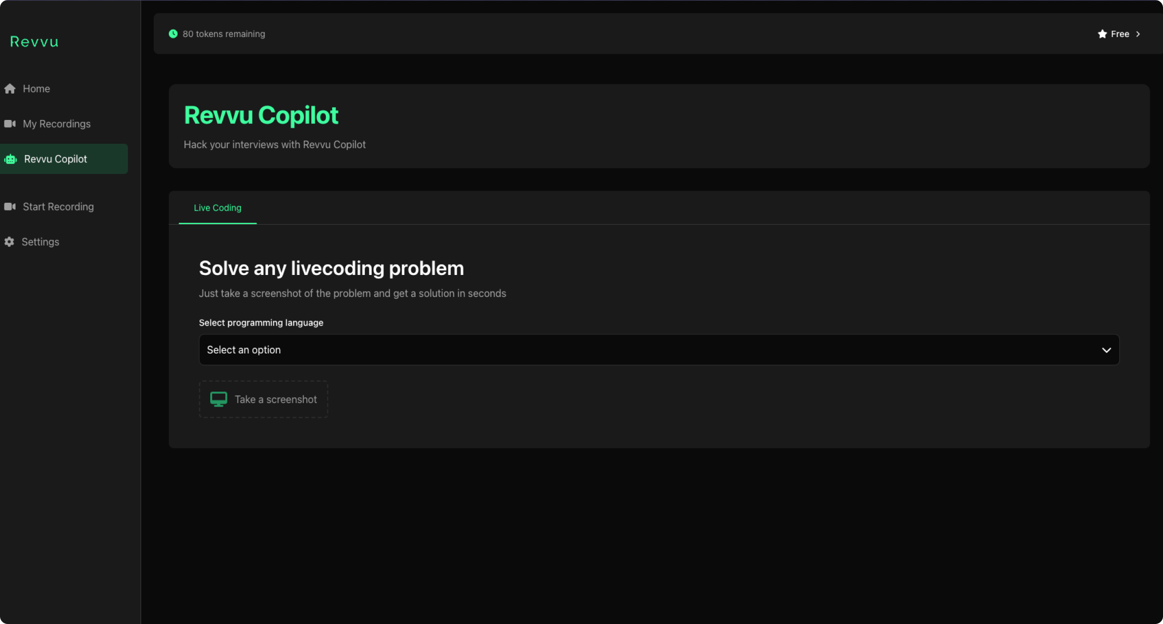 Open Revvu Copilot